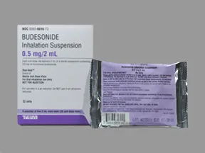 budesonide 0.5 mg/2 mL suspension for nebulization