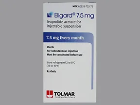 Eligard 7.5 mg (1 month) subcutaneous syringe