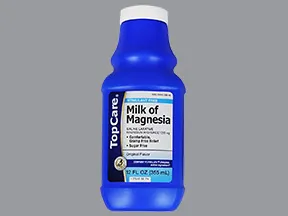 Major Pharmaceuticals Milk of Magnesia Drug Facts