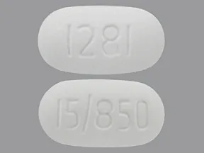 pioglitazone 15 mg-metformin 850 mg tablet