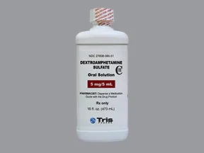 dextroamphetamine sulfate 5 mg/5 mL oral solution