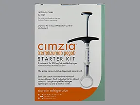 Cimzia Starter Kit 400 mg/2 mL (200 mg/mL x2) subcutaneous syringe kit