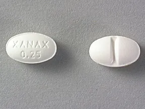 Xanax 0.25 mg tablet