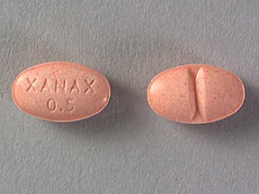 Xanax 0.5 mg tablet