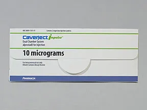 Caverject Impulse 10 mcg intracavernosal kit