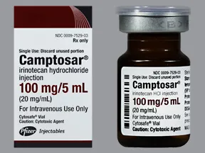 Camptosar 100 mg/5 mL intravenous solution