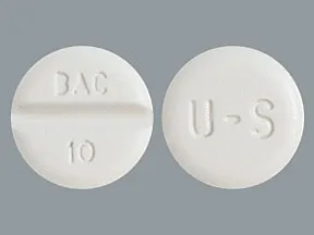baclofen 10 mg tablet