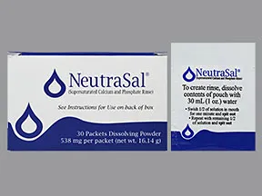 Neutrasal mucosal powder in packet
