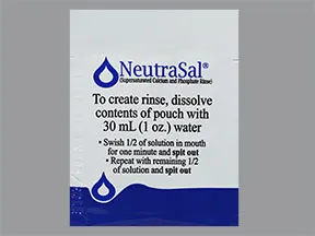 Neutrasal mucosal powder in packet