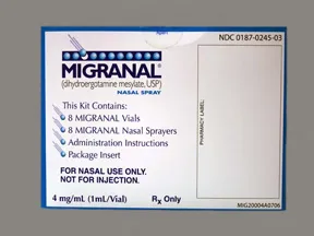 Migranal 0.5 mg/pump act. (4 mg/mL) nasal spray