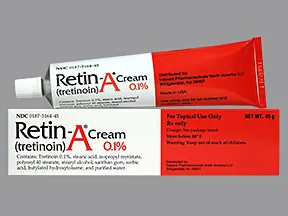 Retin-A 0.1 % topical cream