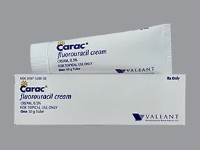 Carac 0.5 % topical cream