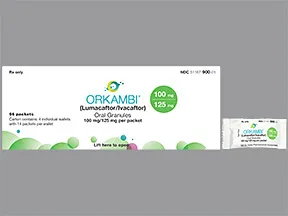 Orkambi (lumacaftor/ivacaftor) dosing, indications, interactions ...