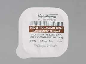 megestrol 400 mg/10 mL (10 mL) oral suspension