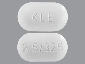 hydrocodone 2.5 mg-acetaminophen 325 mg tablet