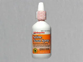 saline nasal spray uses
