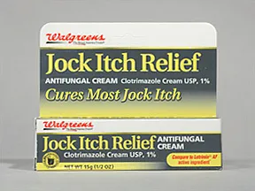 Jock Itch (clotrimazole) 1 % topical cream