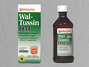 Wal-Tussin DM 10 mg-100 mg/5 mL oral syrup