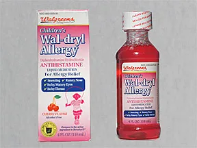 Children's Wal-Dryl Allergy 12.5 mg/5 mL oral liquid