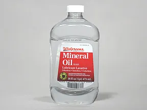 Mineral oil store for dog constipation