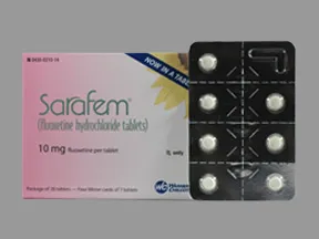 Sarafem 10 mg tablet