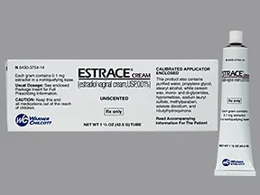 Estrace 0.01% (0.1 mg/gram) vaginal cream