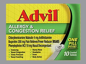Advil Allergy-Congestion Relief 4 mg-10 mg-200 mg tablet