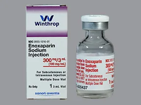 enoxaparin 300 mg/3 mL subcutaneous solution