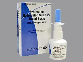 azelastine 205.5 mcg (0.15 %) nasal spray