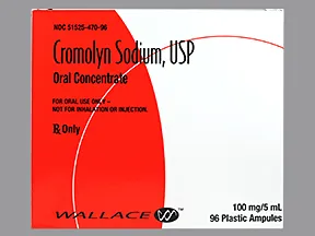 cromolyn 100 mg/5 mL oral concentrate