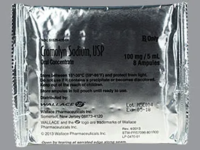 cromolyn 100 mg/5 mL oral concentrate