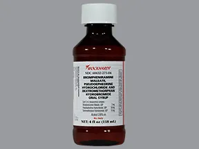 brompheniramine-pseudoephedrine-DM 2 mg-30 mg-10 mg/5 mL oral syrup