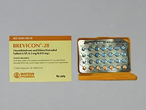 Brevicon (28) 0.5 mg-35 mcg tablet