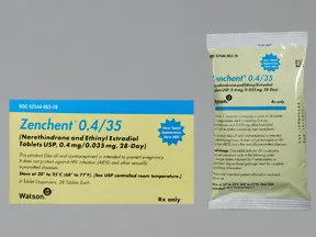 Zenchent (28) 0.4 mg-35 mcg tablet
