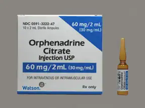 Orphenadrine Citrate Injection Uses Side Effects Interactions Pictures Warnings Dosing Webmd