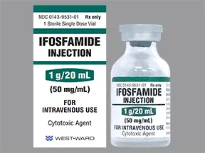ifosfamide 1 gram/20 mL intravenous solution
