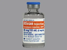 can you give ativan subq