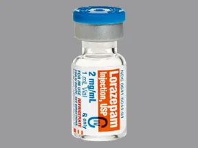 Can lorazepam be injected