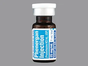 Phenergan 25 mg/mL injection solution