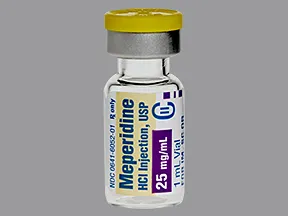 meperidine (PF) 25 mg/mL injection solution
