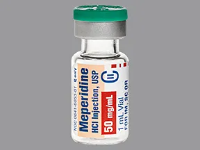 meperidine (PF) 50 mg/mL injection solution