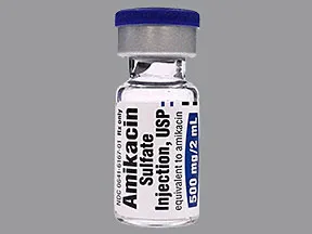 amikacin 500 mg/2 mL injection solution