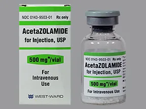 acetazolamide 500 mg solution for injection