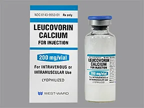 leucovorin calcium 200 mg solution for injection