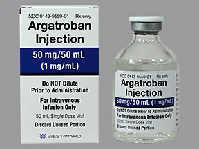argatroban 1 mg/mL in 0.9 % sodium chloride intravenous solution