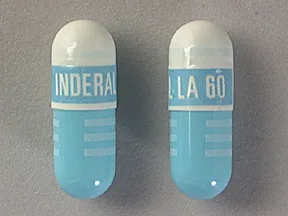 Inderal LA 60 mg capsule,extended release