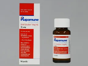 Rapamune 1 mg/mL oral solution