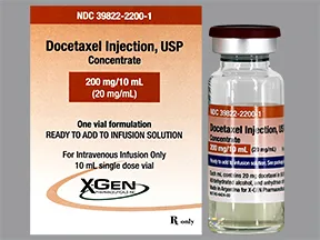 docetaxel 20 mg/mL intravenous solution