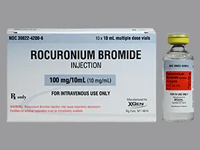 rocuronium drip rate