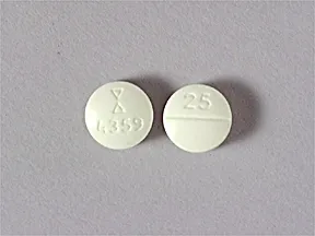 clozapine 25 mg tablet